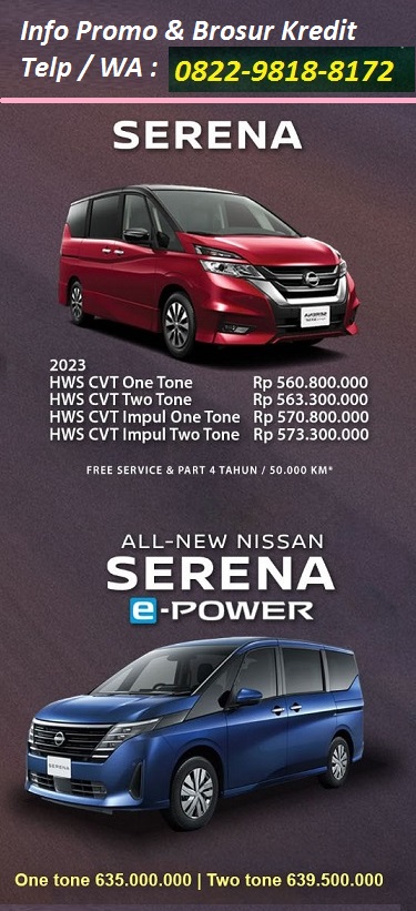 harga mobil nissan serena 2024 dan e-power